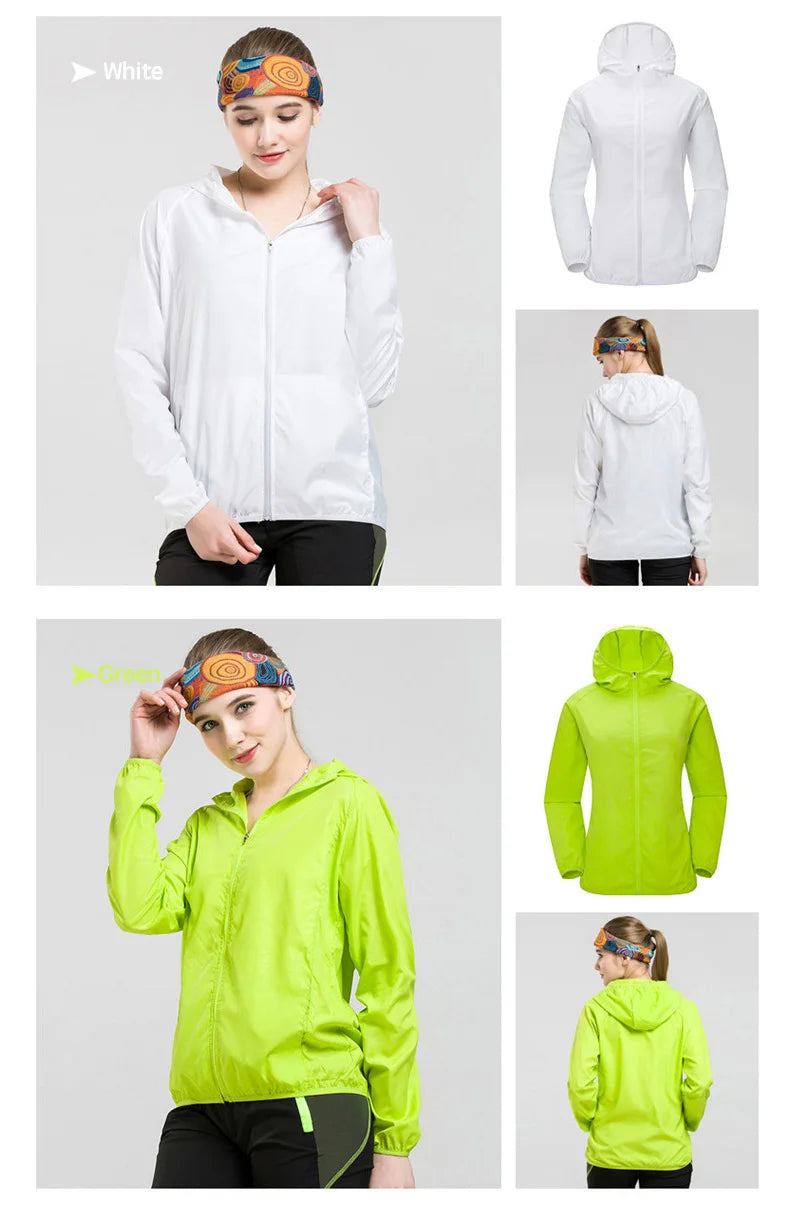 Camping Waterproof Windbreaker Rain Jacket – Unisex Lightweight Outdoor Coat - 3KDyn
